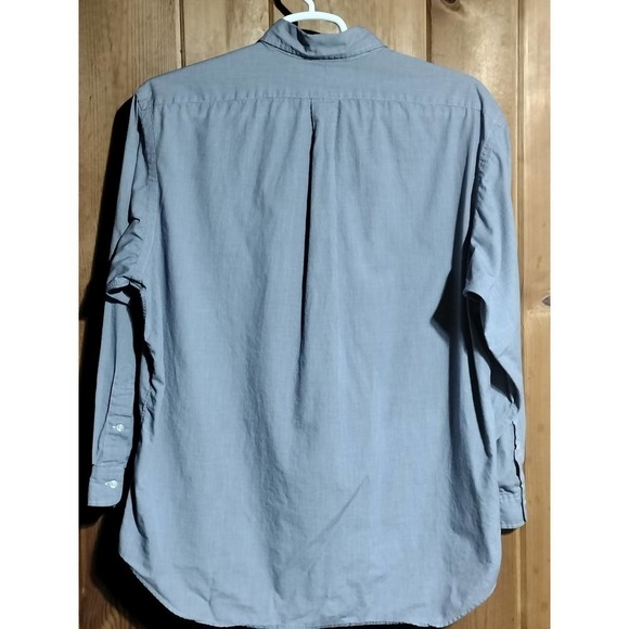 Ralph Lauren Blue Label Yarmouth Neck size 17 34/35 long sleeve button front - Picture 5 of 8